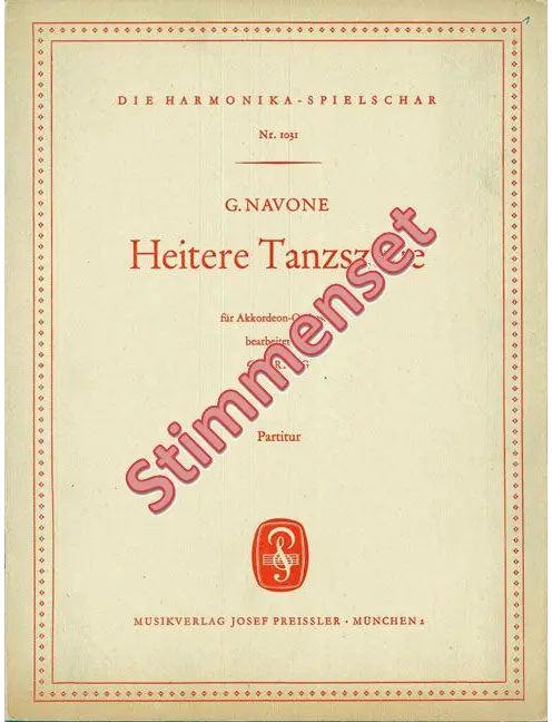 Heitere Tanzszene